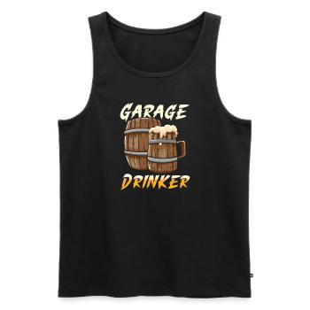Craft Beer Beer Brewing Beer Lovers Home Brewers - Men's Premium Organic Tank Top - black - Front - AI Model Male 178 light (178cm)