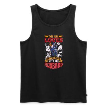 Dirt Bike Dirt Bike Riding Motocross Dirt Biking - Men's Premium Organic Tank Top - black - Front - Michal (187cm)