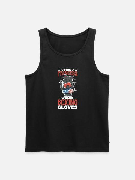 Frauenboxen Frauenboxen Boxerin Frauen - Männer Premium Bio Tank Top - Schwarz