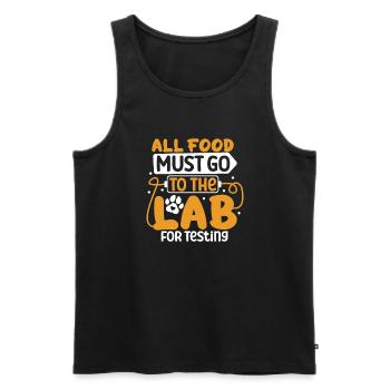 Golden Retriever Mom Dog Puppie Dog Sitter - Männer Premium Bio Tank Top - Schwarz - Vorne - Michal (187cm)