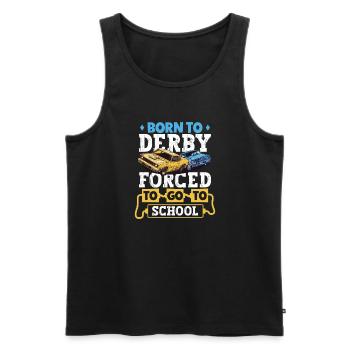 Demo Derby Demolition Derby Demolition Derby - Men's Premium Organic Tank Top - black - Front - AI Model Male 178 light (178cm)