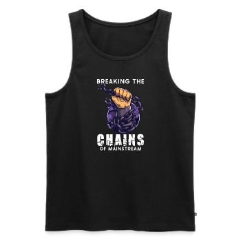 Conspiracy Theories Conspiracy Theorist Freemason - Men's Premium Organic Tank Top - black - Front - Michal (187cm)