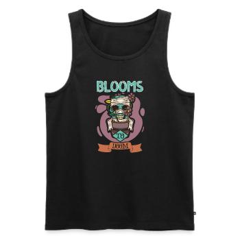Horror Garden Gardener Zombie Plant Gardening - Men's Premium Organic Tank Top - black - Front - AI Model Male 178 light (178cm)