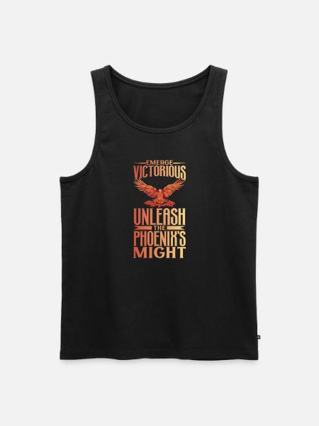 Phoenix Bird Mythical Creatures - Men's Premium Organic Tank Top - black