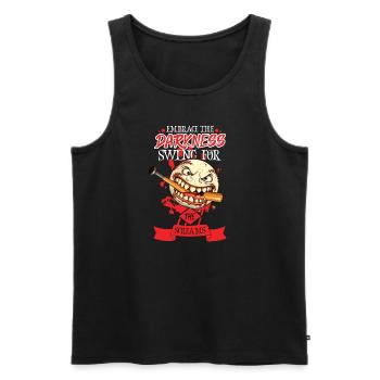 Baseball Cards Baseball Player Baseball Fan Gift - Männer Premium Bio Tank Top - Schwarz - Vorne - Michal (187cm)
