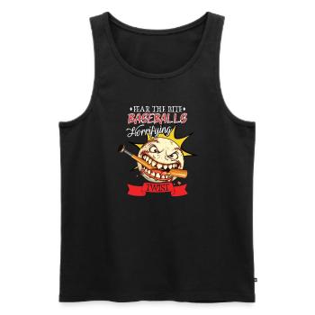 Baseball Cards Baseball Player Baseball Fan Gift - Männer Premium Bio Tank Top - Schwarz - Vorne - Michal (187cm)