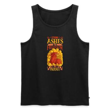 Phoenix Bird Mythical Creatures - Men's Premium Organic Tank Top - black - Front - Michal (187cm)