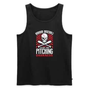 Baseball Cards Baseball Player Baseball Fan Gift - Männer Premium Bio Tank Top - Schwarz - Vorne - Michal (187cm)