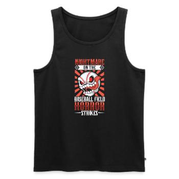 Baseball Cards Baseball Player Baseball Fan Gift - Männer Premium Bio Tank Top - Schwarz - Vorne - Michal (187cm)