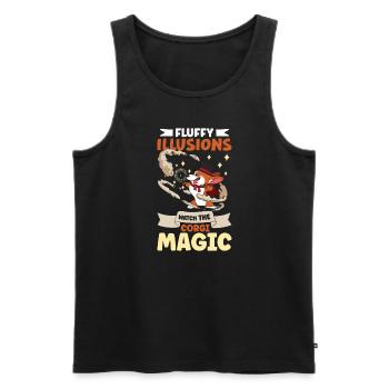Dog Welsh Corgi Pet Dog Lover Puppy Welsh Dog - Männer Premium Bio Tank Top - Schwarz - Vorne - Michal (187cm)