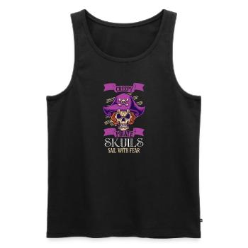 Horror Pirate Pirate Ship Pirate Captain Horror - Männer Premium Bio Tank Top - Schwarz - Vorne - AI Model Male 178 light (178cm)