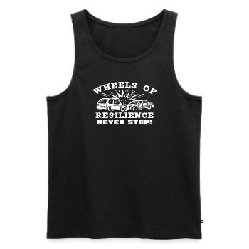 Demo Derby Demolition Derby Demolition Derby - Men's Premium Organic Tank Top - black - Front - AI Model Male 178 light (178cm)