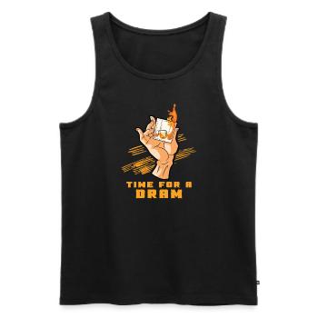 Whiskey-liebhaber Cheers Whiskey-bar Reiches Aroma - Männer Premium Bio Tank Top - Schwarz - Vorne - AI Model Male 178 light (178cm)