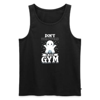 Bodybuilding Powerlifting Gewichtheben Fitness - Männer Premium Bio Tank Top - Schwarz - Vorne - AI Model Male 178 light (178cm)