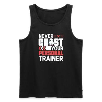 Bodybuilding Powerlifting Gewichtheben Fitness - Männer Premium Bio Tank Top - Schwarz - Vorne - AI Model Male 178 light (178cm)