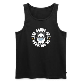 Bodybuilding Powerlifting Gewichtheben Fitness - Männer Premium Bio Tank Top - Schwarz - Vorne - AI Model Male 178 light (178cm)