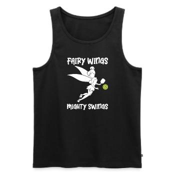 Pickleball Player Pickleball Paddle Pickleball - Männer Premium Bio Tank Top - Schwarz - Vorne - AI Model Male 178 light (178cm)