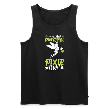 Pickleball Player Pickleball Paddle Pickleball - Männer Premium Bio Tank Top - Schwarz - Vorne - AI Model Male 178 light (178cm)
