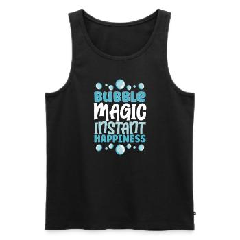 Soap Making Soap Boiler Soap Bubble Bubble - Men's Premium Organic Tank Top - black - Front - Michal (187cm)