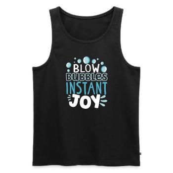 Soap Making Soap Boiler Soap Bubble Bubble - Men's Premium Organic Tank Top - black - Front - Michal (187cm)