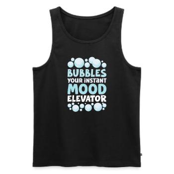Soap Making Soap Boiler Soap Bubble Bubble - Men's Premium Organic Tank Top - black - Front - Michal (187cm)