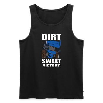 Sprint Car Mom Dirt Track Racing Race Day - Débardeur bio Premium Homme - noir - Devant - Michal (187cm)