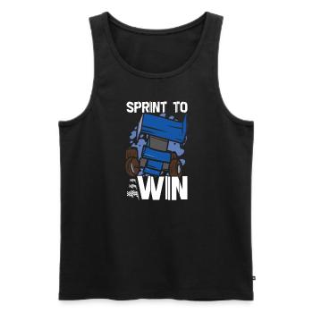 Sprint Car Mom Dirt Track Racing Race Day - Débardeur bio Premium Homme - noir - Devant - Michal (187cm)