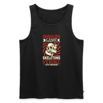 Scary Darts Darts Player Dartboard Darts Board - Men's Premium Organic Tank Top - black - Front - AI Model Male 178 light (178cm)