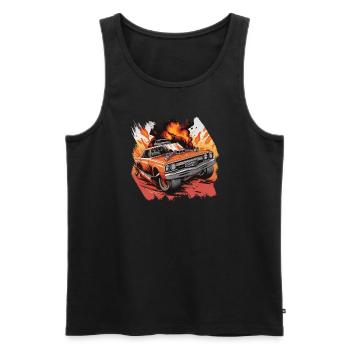 Demo Derby Demolition Derby Demolition Derby - Men's Premium Organic Tank Top - black - Front - AI Model Male 178 light (178cm)
