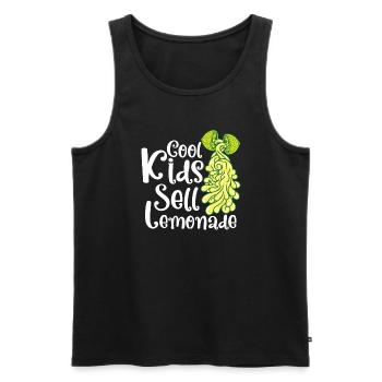 Lemonade Lemon Juice Homemade - Men's Premium Organic Tank Top - black - Front - Michal (187cm)