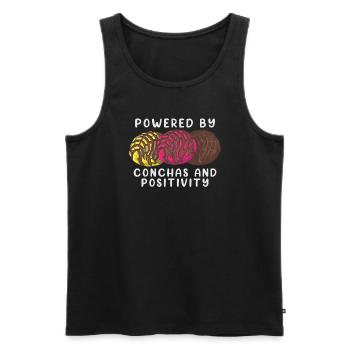 Spanish Humor Conchas Mexican Bread - Men's Premium Organic Tank Top - black - Front - Michal (187cm)