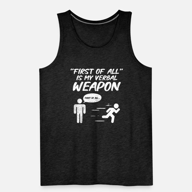 Debattierrede Debattierer Rederedner Geschenkidee Männer Premium Bio Tank Top
