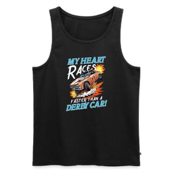 Demo Derby Demolition Derby Demolition Derby - Men's Premium Organic Tank Top - black - Front - AI Model Male 178 light (178cm)