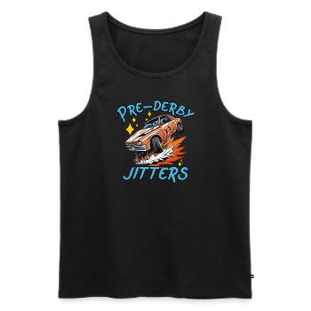 Demo Derby Demolition Derby Demolition Derby - Men's Premium Organic Tank Top - black - Front - AI Model Male 178 light (178cm)