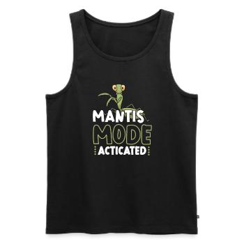 Gottesanbeterin-liebhaber, Insekten-enthusiast, - Männer Premium Bio Tank Top - Schwarz - Vorne - AI Model Male 178 light (178cm)