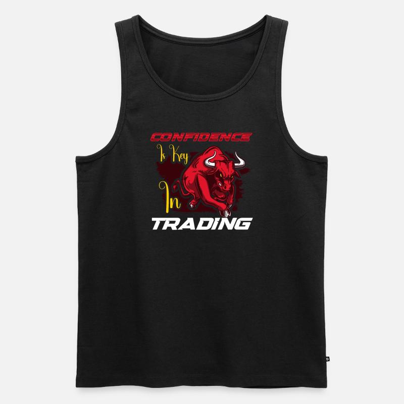 Börsenhändler, Forex-händler, Anlegerhandel - Männer Premium Bio Tank Top - Schwarz