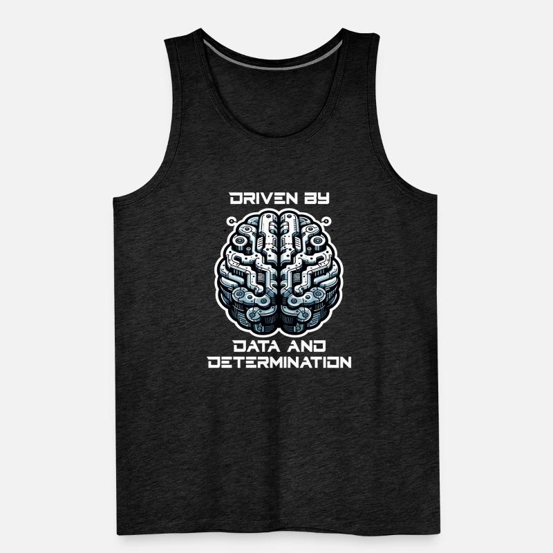 Artificial intelligence, machine learning, data Men's Premium Organic Tank Top
