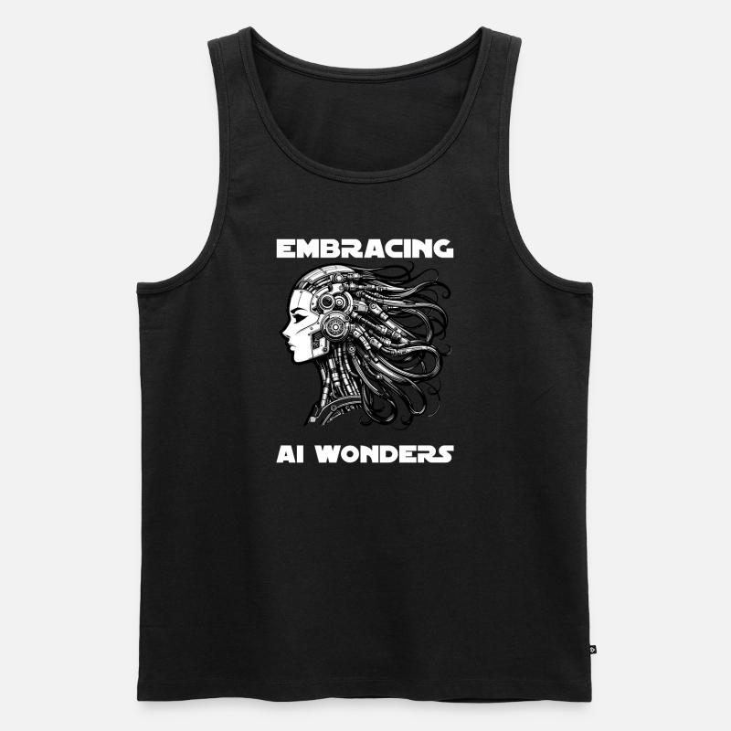 Artificial Intelligence, Machine Learning, Data - Men's Premium Organic Tank Top - black