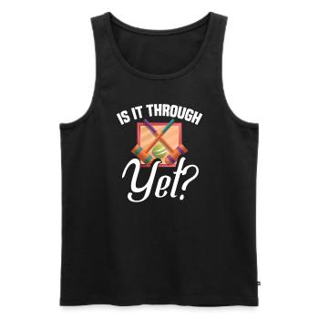 Croquet Mallet Croquet Club Croquet Player Croquet - Men's Premium Organic Tank Top - black - Front - AI Model Male 178 light (178cm)