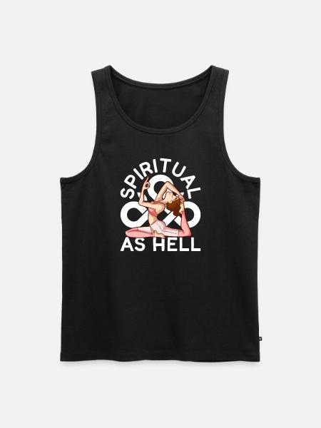 Yoga Mindfulness Practic Meditation Manifestation - Men's Premium Organic Tank Top - black