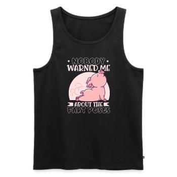 Yoga Mindfulness Practic Meditation Manifestation - Männer Premium Bio Tank Top - Schwarz - Vorne - AI Model Male 178 light (178cm)
