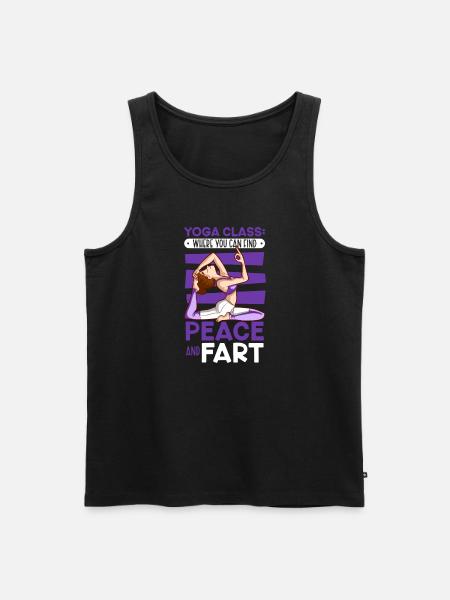 Yoga Mindfulness Practic Meditation Manifestation - Men's Premium Organic Tank Top - black