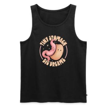 Schlauchmagen Schlauchmagenchirurgie Gastrektomie - Männer Premium Bio Tank Top - Schwarz - Vorne - Michal (187cm)