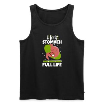 Schlauchmagen Schlauchmagenchirurgie Gastrektomie - Männer Premium Bio Tank Top - Schwarz - Vorne - Michal (187cm)