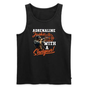 Tontaubenschießen Tontaubenschießen Schießen - Männer Premium Bio Tank Top - Schwarz - Vorne - AI Model Male 178 light (178cm)
