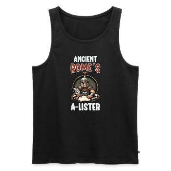 Julius Caesar Roman History Roman Empire - Men's Premium Organic Tank Top - black - Front - Michal (187cm)