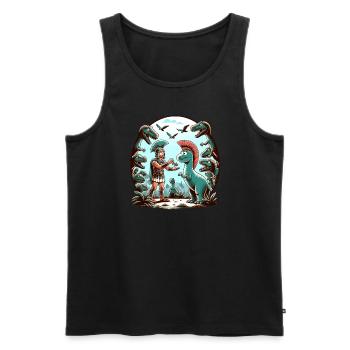 Julius Caesar Roman History Roman Empire - Men's Premium Organic Tank Top - black - Front - Michal (187cm)