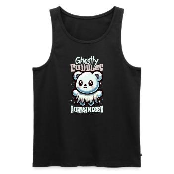 Paranormal Investigator Ghost Halloween Evp Haunte - Männer Premium Bio Tank Top - Schwarz - Vorne - Michal (187cm)