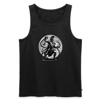 Julius Cäsar Römische Geschichte Römisches Reich - Männer Premium Bio Tank Top - Schwarz - Vorne - Michal (187cm)
