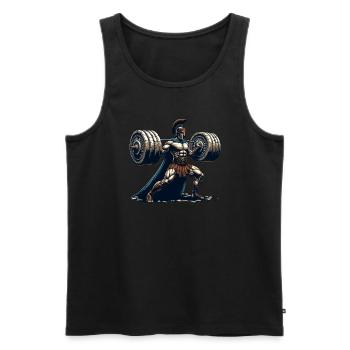 Julius Caesar Roman History Roman Empire - Men's Premium Organic Tank Top - black - Front - Michal (187cm)